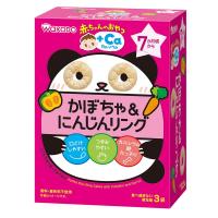 和光堂 赤ちゃんのおやつ＋Ca カルシウム かぼちゃ&amp;にんじんリング 【7ヶ月〜】 | トイザらス・ベビーザらスヤフー店