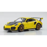 Maisto 1/24 ポルシェ 911 GT2 RS 2018 イエロー/ブラック 完成品ダイキャストミニカー MS31523Y1 | トイスタジアム GOODバリュー!