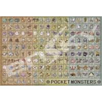 ジグソーパズル　1000ピース　ポケットモンスター ポケモン図鑑 No.001〜No.151　51x73.5cm　1000T-31 | トイスタジアム GOODバリュー!