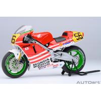 AUTOart 1/12 ホンダ NSR500 WGP500 #56 バリバリ伝説 巨摩 郡 ヘルメット付属 完成品バイク 12566　送料無料 | トイスタジアムYahoo!店
