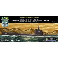 【5月再入荷予定】　童友社 1/700 世界の潜水艦 No.12 アメリカ海軍 SS-212 ガトー 1941年型 プラモデル　送料無料 | トイスタジアムYahoo!店