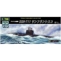 プラモデル　1/700　世界の潜水艦　No.15　アメリカ海軍 SSN-711 サンフランシスコ　送料無料 | トイスタジアムYahoo!店