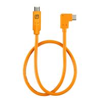 TetherTools（テザーツールス）USB-C ー USB-C ケーブル Right Angle 50cm オレンジ CUCRTC1-ORG | 写真プロ機材ショップTPC