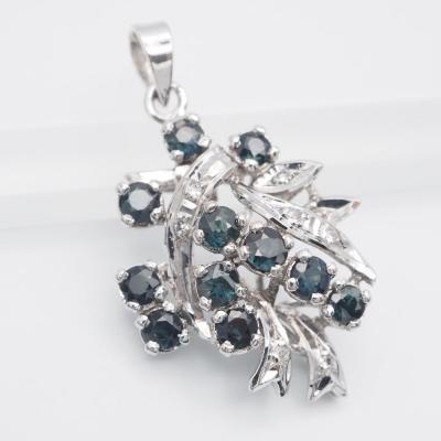 sosora❣️クリスマス企画ブルーサファイアペンダントネックレストップ