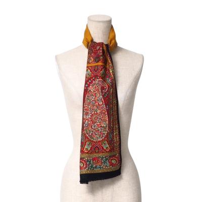 美品　ETOR エトロ　ペイズリー柄　ボディタオル　オレンジ 美品 ETOR エトロ ペイズリー柄 ボディタオル オレンジ 美品 ETOR