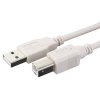 タローズTARO'S USB2.0ケーブル USBプリンターケーブル A-Bタイプ ライトグレー 3m CBUSB-AB-3M エコ簡易 | クロスタウンストア