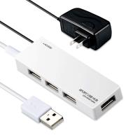 エレコム USB2.0 ハブ 4ポート ACアダプタ付 セルフ/バス両対応 Nintendo Switch動作確認済 MacBook / Surface | クロスタウンストア
