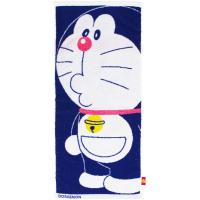 楠橋紋織(Kusubashi Mon Ori) フェイスタオル ジャガードタオル ドラえもん ネイビー 約75×34cm | クロスタウンストア