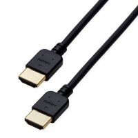 エレコム HDMI ケーブル テレビ用 1m 4K×2K対応 やわらか ブラック CAC-HD14EY10BK | クロスタウンストア