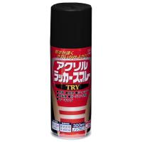 ニッペ ペンキ スプレー アクリルラッカースプレー TRY 300ml つやなしブラック ラッカー つやあり | クロスタウンストア