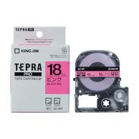キングジム テープカートリッジ テプラPRO 18mm SC18P ピンク | クロスタウンストア