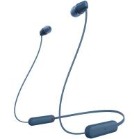 ソニー ワイヤレスイヤホン WI-C100:Bluetooth対応/25時間スタミナ/IPX4防滴/DSEE搭載 ブルー WI-C1 | クロスタウンストア