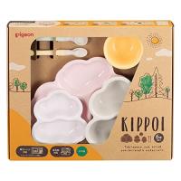ピジョン KIPPOI キッポイ ベビー食器 セット ベイビーピンク&amp;ピーチホワイト | クロスタウンストア