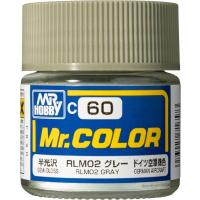 GSIクレオス Mr.カラー RLM02グレー 半光沢 10ml 模型用塗料 C60 | クロスタウンストア