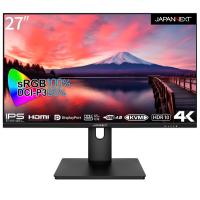 JAPANNEXT 27インチ IPSパネル搭載 4K(3840x2160)解像度 液晶モニター JN-IPS273UHDR-C65W HDMI DP USB Type-C | クロスタウンストア