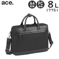 ace. ヴァシリアス ブリーフケース (8L) A4収納 13.3インチPC対応 ナイロン製 牛革パーツ 上品 ビジネス エースジーン 17751 | スーツケース旅行用品専門店トコー