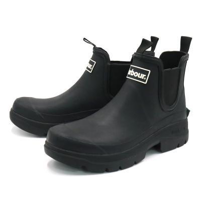 レインブーツ ロング（Barbour／ファッション）（色：ブラック系）の