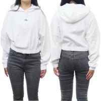 CALVIN KLEIN JEANS カルバンクラインジーンズ レディースプルオーバーパーカー J221441 ホワイト | TRE STYLE