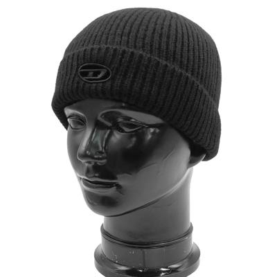 DIESEL メンズニット帽、ビーニー（色：ブラック系）｜帽子