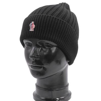 ⭐️新品 MONCLER ニット帽 ブラック Lサイズ 大人OK MONCLER ブラック ニット帽1 - メルカリ