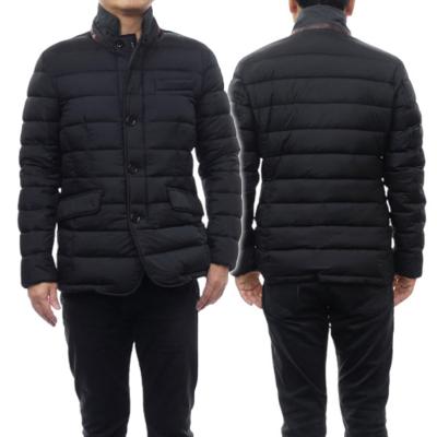 新品未使用⭐︎希少MOORER⭐︎ツイードダウン MOORER ムーレー SWAMI-KN ナイロンストレッチフーテッドダウン