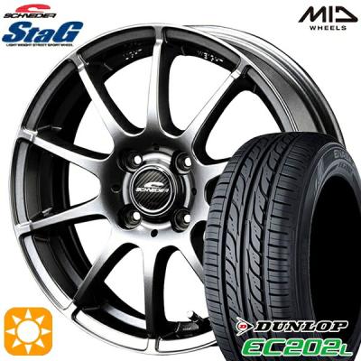DUNLOP 自動車 夏タイヤホイールセット(タイヤ幅サイズ:155 DUNLOP 自動車 夏タイヤホイールセット(タイヤ幅サイズ:155