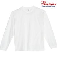 メンズ レディース Tシャツ 長袖 ビックシルエット ロンT ヘビーウェイト 5.6オンス 無地 ホワイト L サイズ 00114-BCL | 流行はいつもここから TREND-I
