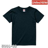 Ｔシャツ 半袖 ガールズ レディース ハイクオリティー 5.6oz G-M サイズ ダークヘザーネイビー 無地 ユナイテッドアスレ CAB | 流行はいつもここから TREND-I