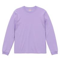 Ｔシャツ 長袖 メンズ ハイクオリティー リブ付 5.6oz S サイズ ライトパープル 無地 ユナイテッドアスレ CAB | 流行はいつもここから TREND-I