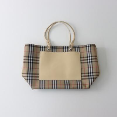 【レア】バーバリーロンドン　ベージュ トートバッグ BURBERRY レディーストートバッグ（色：ベージュ系）｜バッグ