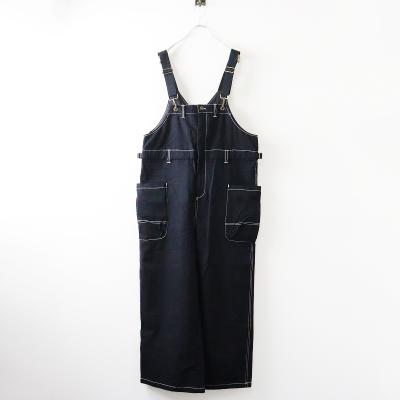 【1度着用】ニコアンド　てぃら　チノワークサロペットBLACK　Lサイズ Make stuff '25] てぃらチノワークサロペット | [公式