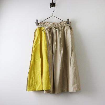 【極美品】PAL'LAS PALACE パラスパレス　リネン　ストール　イエロー 極美品】PAL´LAS PALACE パラスパレス リネン ストール イエロー