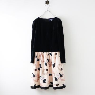 極美品⭐︎M'S GRACY フラワーチャーム フレア ノーカラージャケット 38 極美品⭐︎M'S GRACY フラワーチャーム フレア ノーカラー