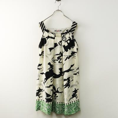 アルベロベロ♥️ノースリーブ チュニック ブラック/ホワイト アルベロベロ（ワンピース、チュニック） | ファッション のおすすめ