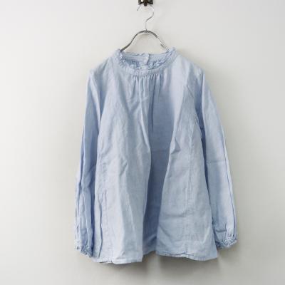 美品＊ネストローブ ゆったり コットンリネンチュニックブラウス ブルー系 日本製 ネストローブのおすすめ人気商品一覧 通販 - Yahoo!ショッピング