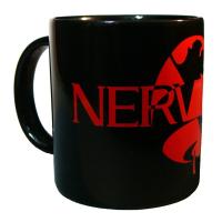 ヱヴァンゲリヲン新劇場版 NERV マグカップ 黒(エヴァンゲリオン ガイナックス グッズ) 