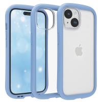 ajouter アジュテ iPhone 15 衝撃吸収ラウンドケース-ブルー | Trinity Premium Store