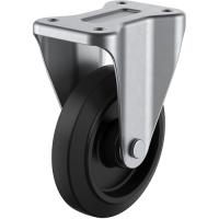 ユーエイ プレート式 固定 ステンレスキャスター ゴム 車輪径100mm Jタイプ SUS-K型 取付寸法80×45 SUS-NRK-100 期間限定 ポイント10倍 | 買援隊ヤフー店