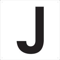 トラスコ中山 株 TRUSCO 表示板 アルファベット「J」 420X420 TAEH-J 期間限定 ポイント10倍 | 買援隊ヤフー店
