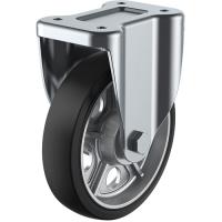 ユーエイ プレート式 固定 キャスター ゴム 車輪径250mm Jタイプ K型 取付寸法140×80 AWK-250 期間限定 ポイント10倍 | 買援隊ヤフー店