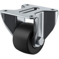 ユーエイ プレート式 固定 低床キャスター 強化ナイロン 車輪径50mm Hタイプ UHR型 取付寸法64×64 UHR-50GFB 期間限定 ポイント10倍 | 買援隊ヤフー店