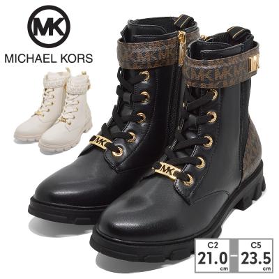 ショートブーツ【MICHAEL KORS】関税送料込 ワークブーツ レザー 公式アウトレット】 クリアランスセール(オンライン限定) ブーツ