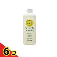 ミヨシ石鹸 無添加せっけん専用リンス 本体ボトル 350mL  6個セット | 通販できるみんなのお薬(みんなのお薬)