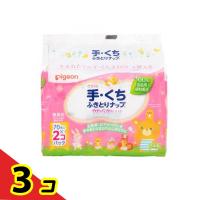 ベビー ウェットティッシュ 無添加 Pigeon ピジョン 手・くちふきとりナップ 詰めかえ用 70枚×2個パック  3個セット | 通販できるみんなのお薬(みんなのお薬)
