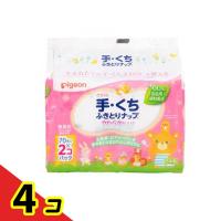 ベビー ウェットティッシュ 無添加 Pigeon ピジョン 手・くちふきとりナップ 詰めかえ用 70枚×2個パック  4個セット | 通販できるみんなのお薬(みんなのお薬)