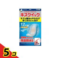 キズクイック  12枚入 (ふつうサイズ)  5個セット | 通販できるみんなのお薬