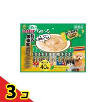 いなば Wanちゅ〜る(ワンちゅーる) 犬用総合栄養食 とりささみバラエティ 14g (×40本(4種×10本))  3個セット | 通販できるみんなのお薬