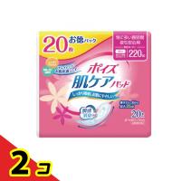 ポイズ 肌ケアパッド 特に多い長時間・夜も安心用(安心スーパー) 220cc お徳パック 20枚入  2個セット | 通販できるみんなのお薬