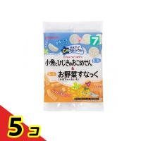 ピジョンベビーおやつ 元気アップCa(カルシウム) 小魚とひじきのおこめせん&amp;お野菜すなっく(かぼちゃ+おいも) 6g (×4袋)  5個セット | 通販できるみんなのお薬