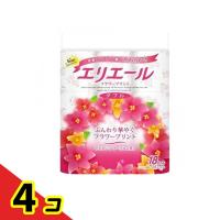 エリエール トイレットティシュー フラワープリント 18ロール (ダブル)  4個セット | 通販できるみんなのお薬